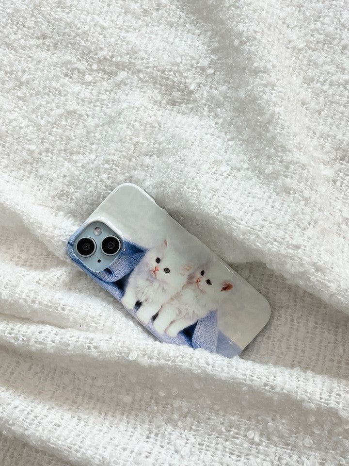 [purple kitties hard case]
