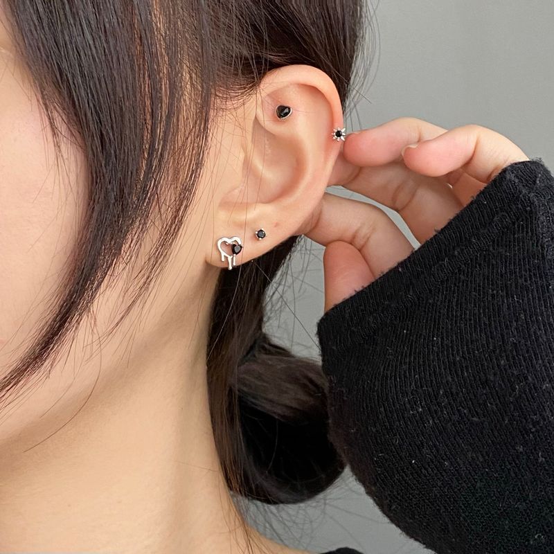 [4 set] Melting Heart Piercing Set