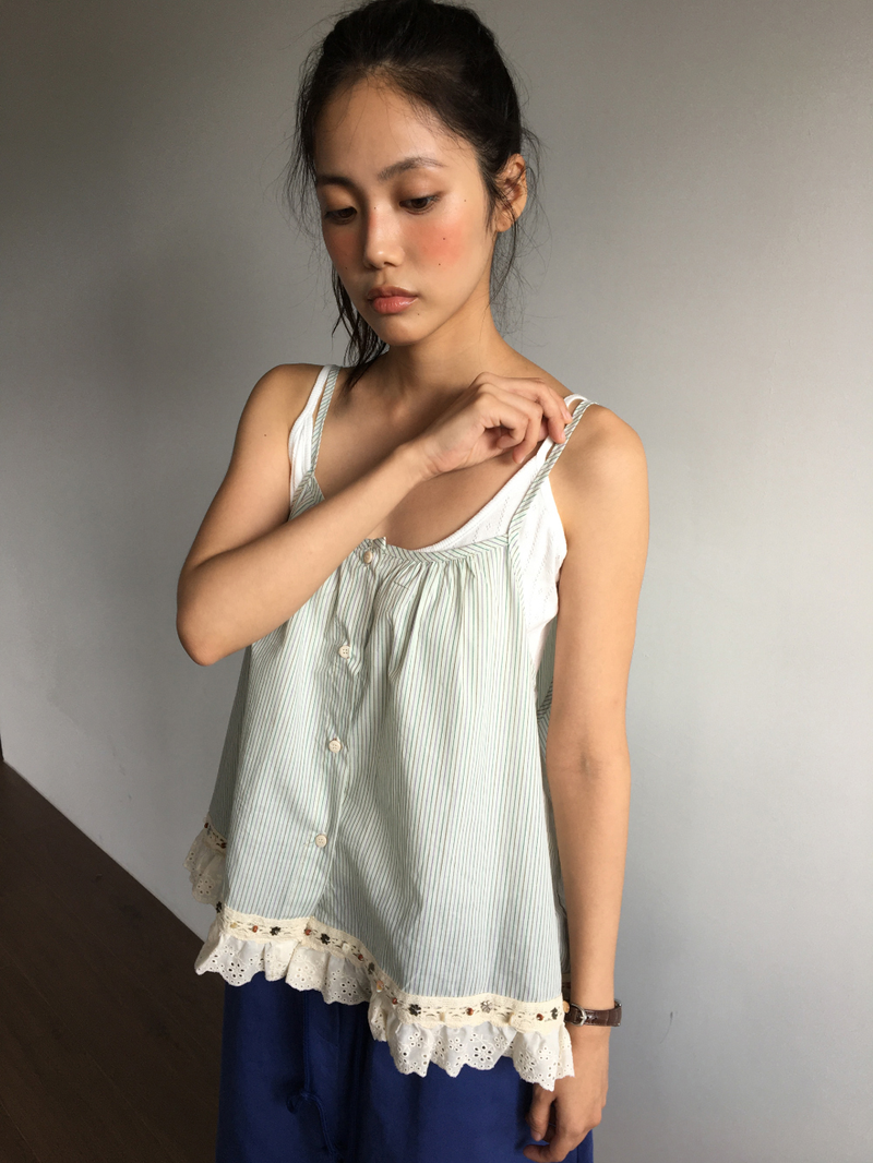 Clue Pearl Punched Bustier (2color)