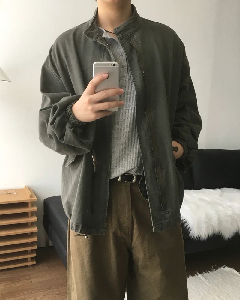 Patin Washed Short Field Jacket