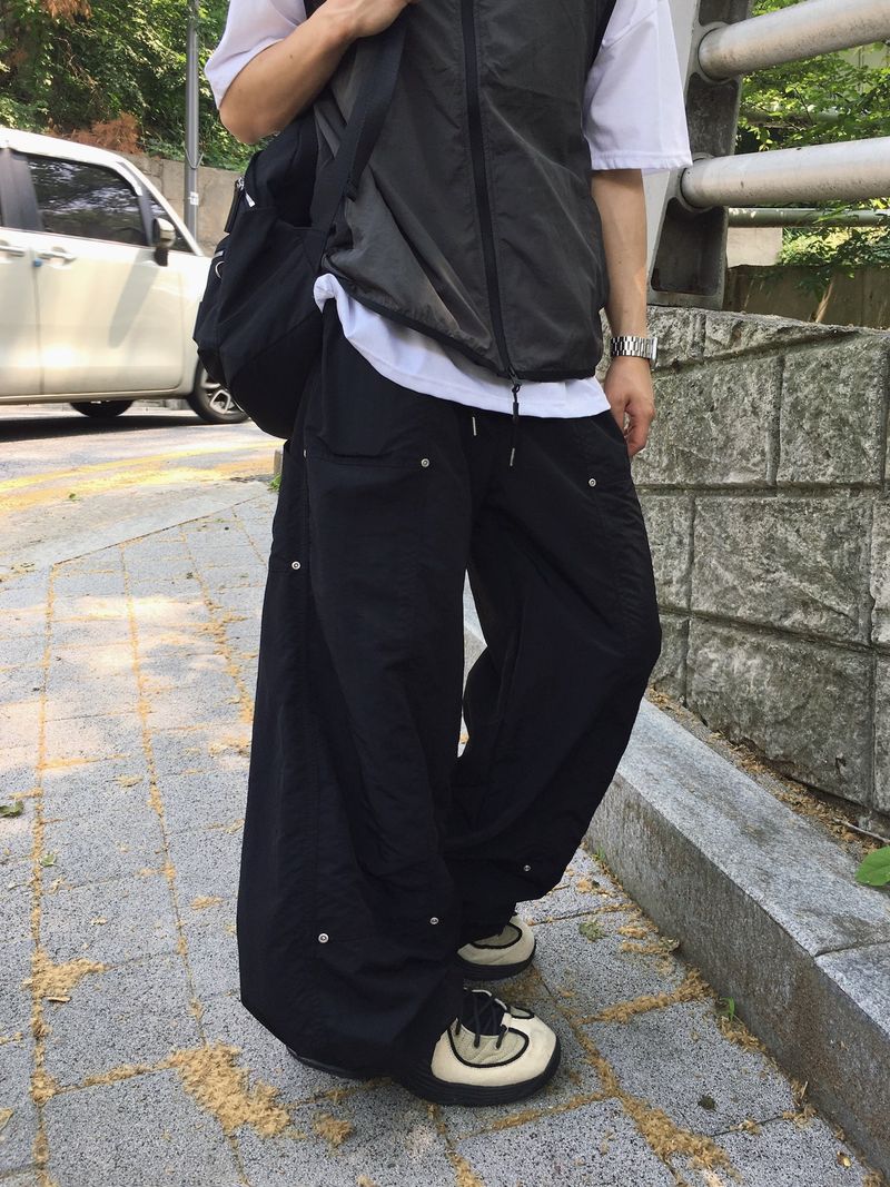 Swan Nylon Carpenter Pants 3C