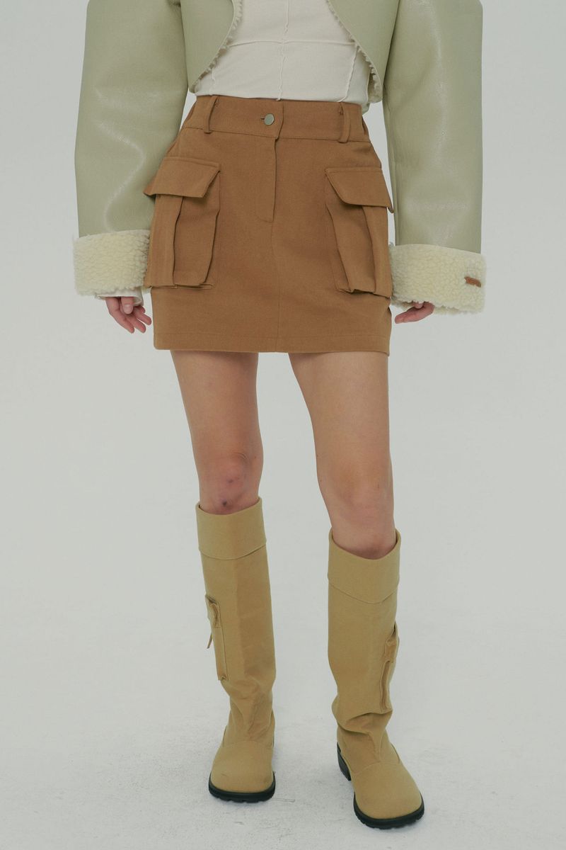 CARGO MINI SKIRT / BEGIE