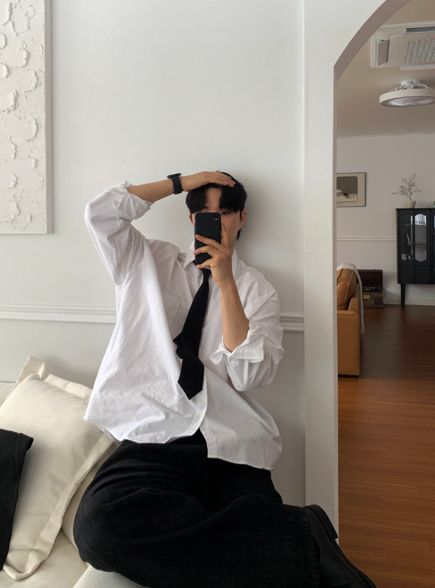  Urban Oxford Overfit Basic Shirt