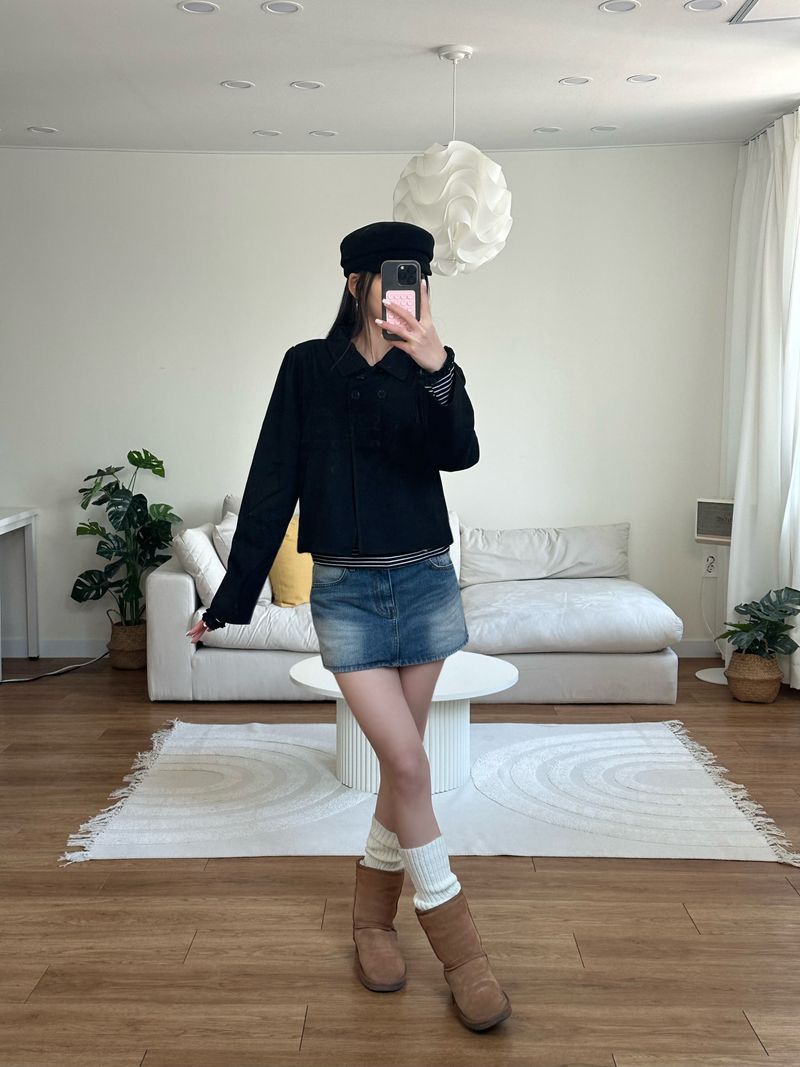 vintage double button shirt