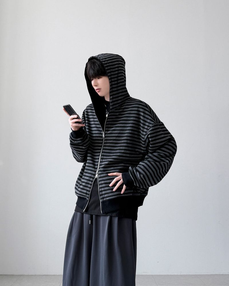 Duo Reversible Hood Zip-Up