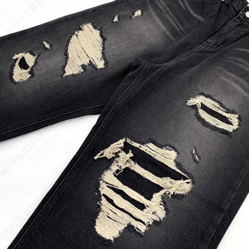 TR2438 Black Latex Denim (XS ~ L)