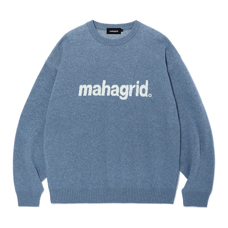 mahagrid（マハグリッド）の「ベーシックロゴニットセーター（トップス）」