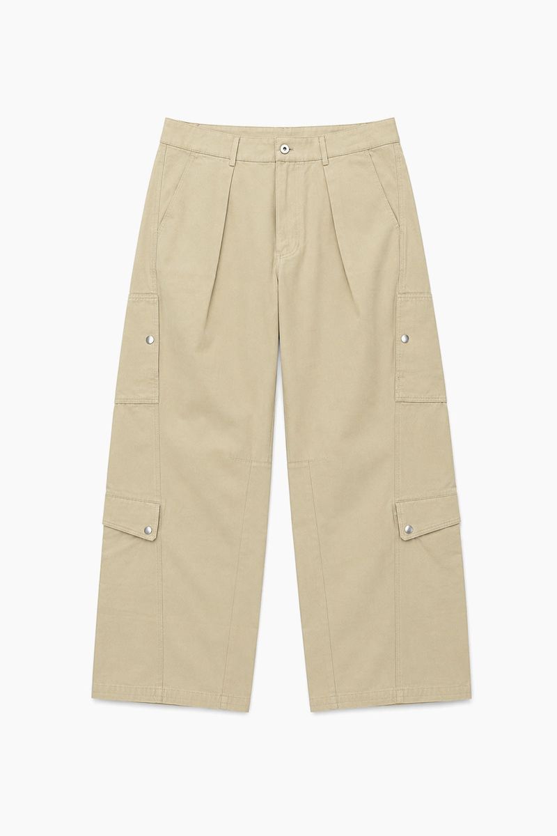 Arc panel wide pants