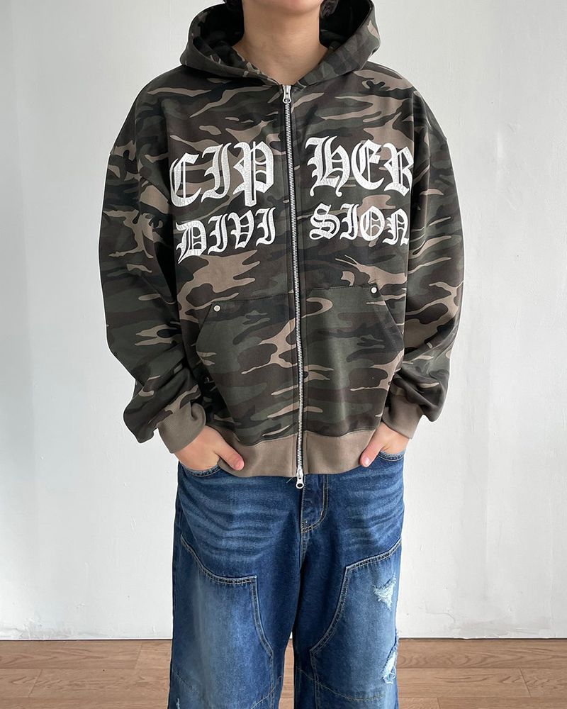 IDF（アイディーエフ）の「Recon Camo Hood Zip-Up（Tops）」