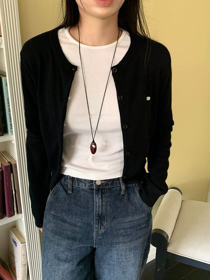 [MADE] MIETTE CASHMERE ROUND CARDIGAN