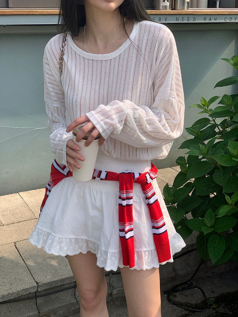 [MADE] Versi lace frill mini skirt