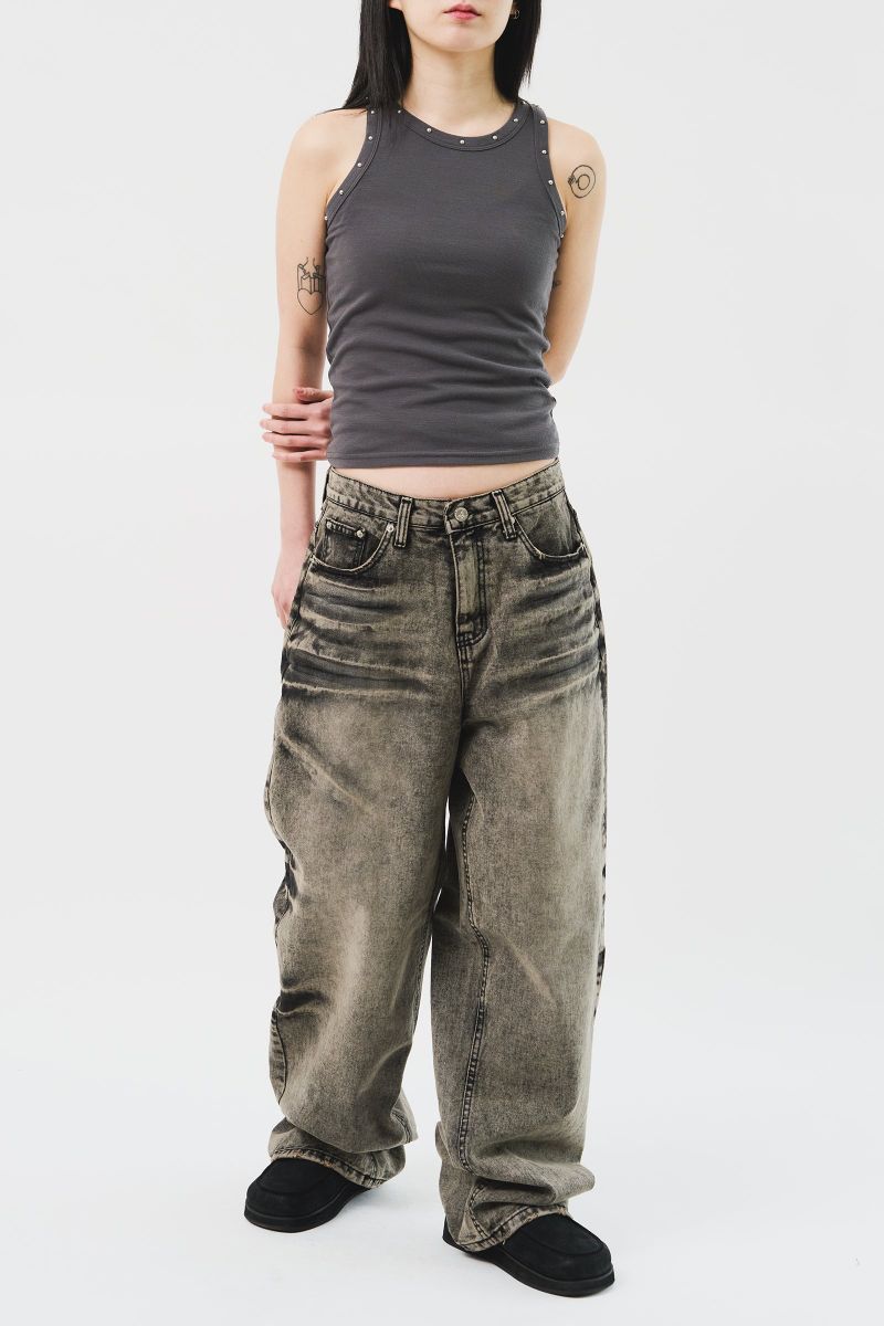 (W) Ben Stud Sleeveless (3color)