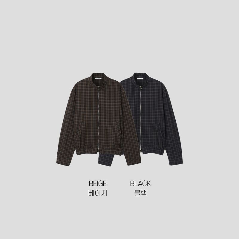 Baye check two-way jacket