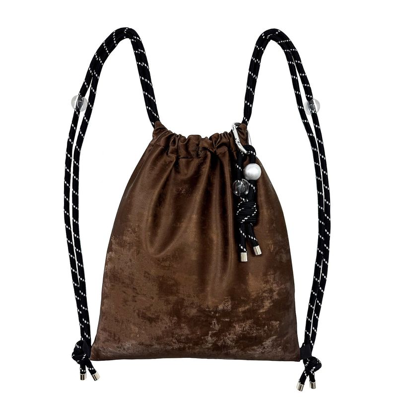 OTHER-worldly（アザーワールドリー）の「Rope Keyring Gym Sack [Brown Beads]（Bags）」