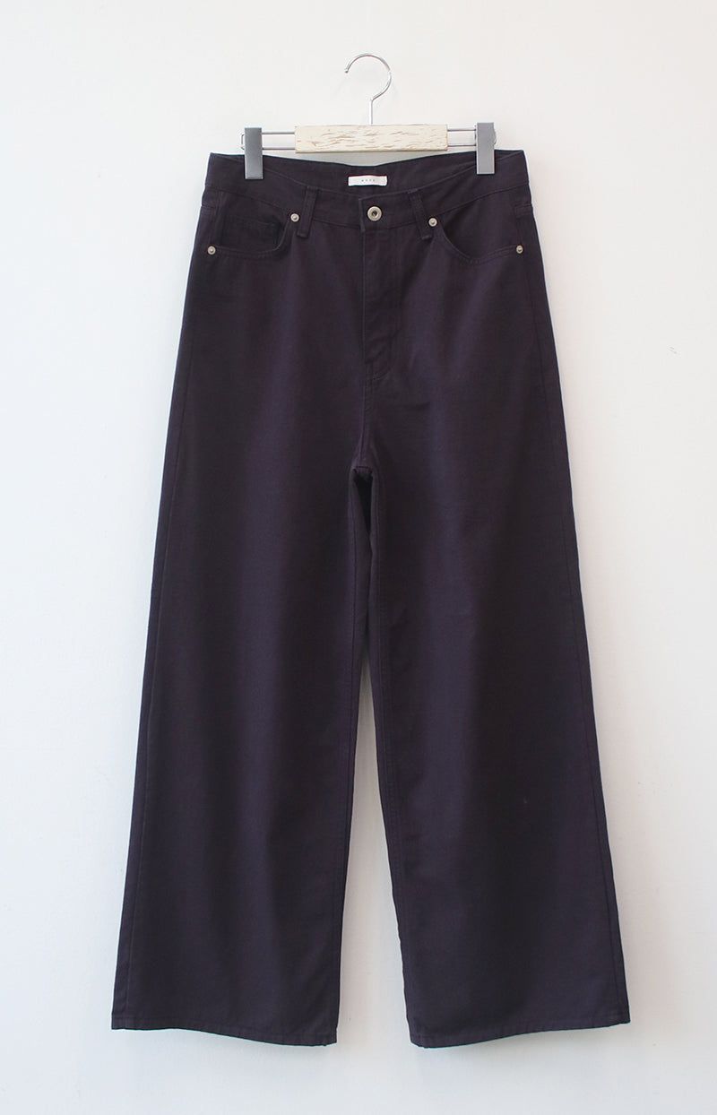 woody cotton wide pants