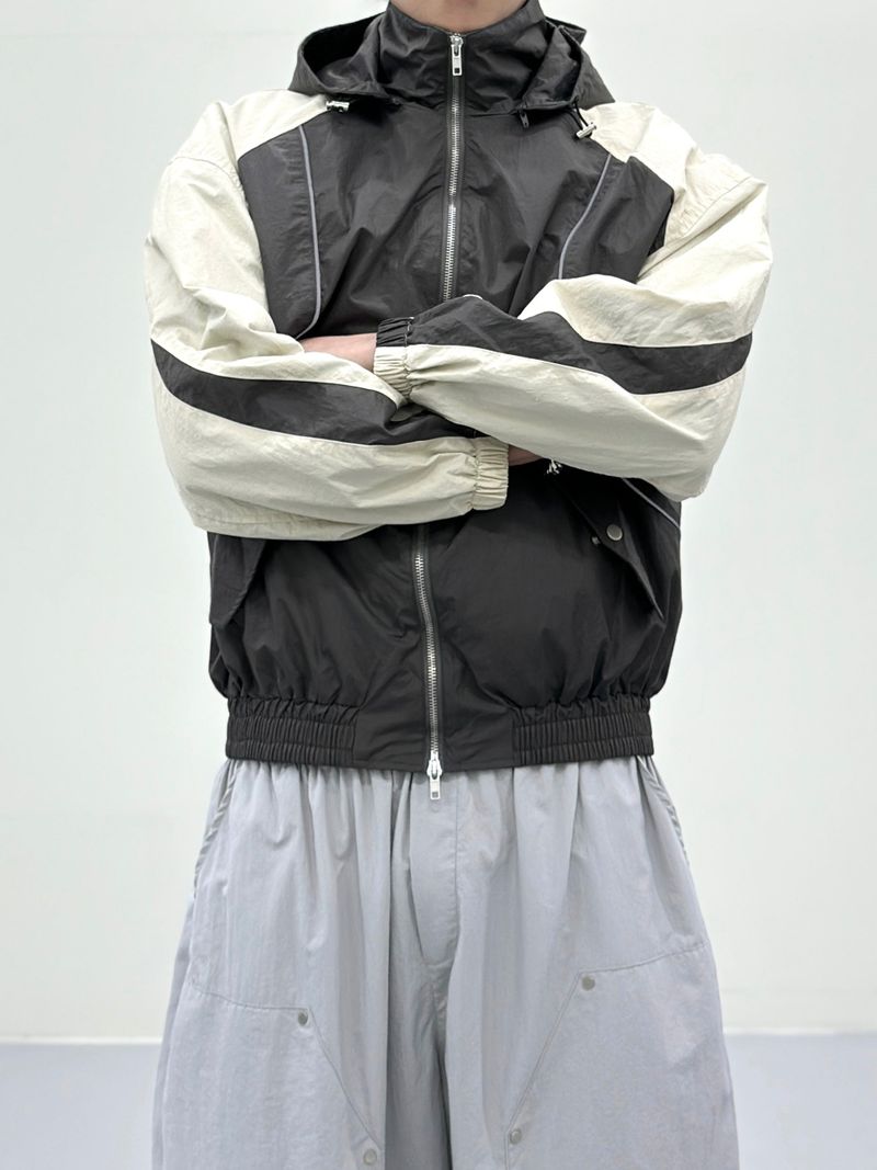 Cynical Curve Nylon Windbreaker 2C