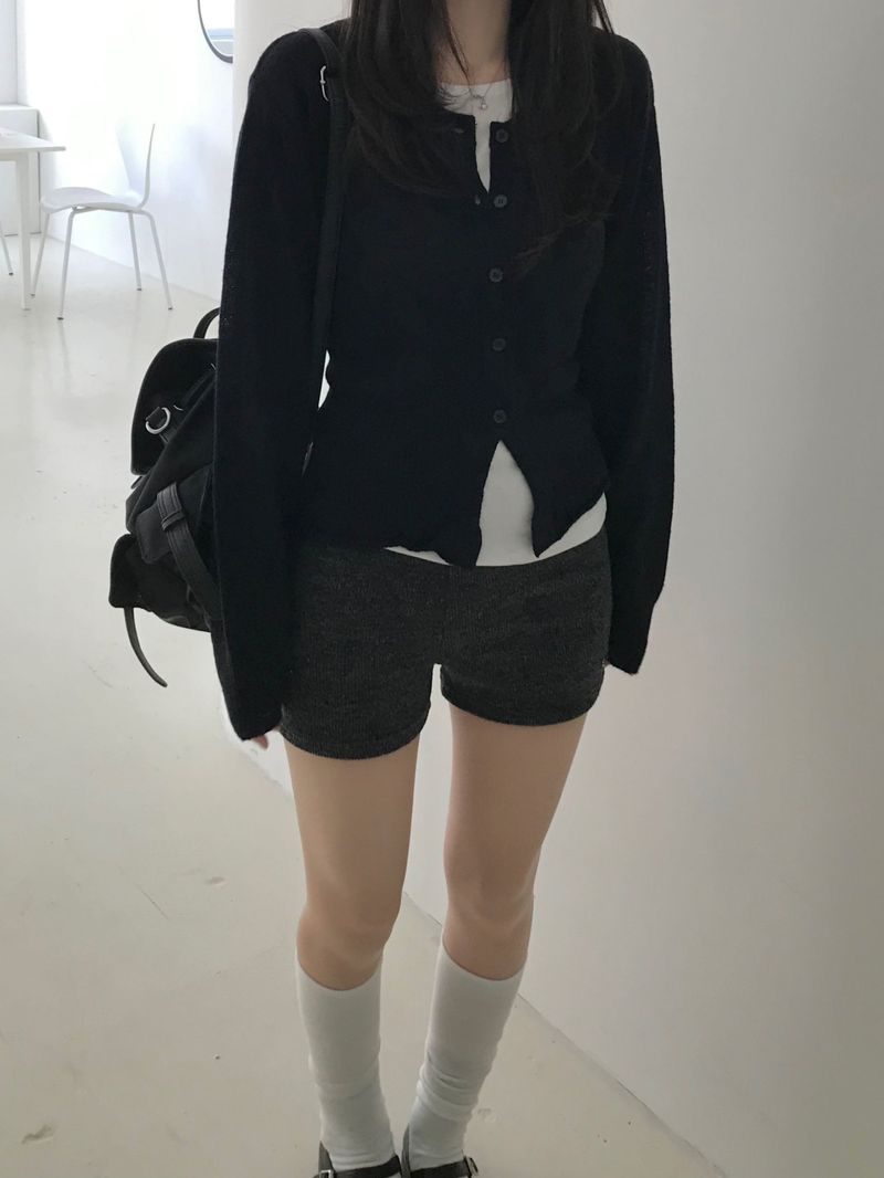 Mohair Backless Cardigan (3 colors)