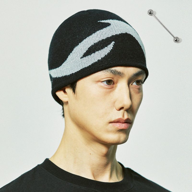 S SY(エスエスワイ)の「x-ray logo knit beanie(Hats)」