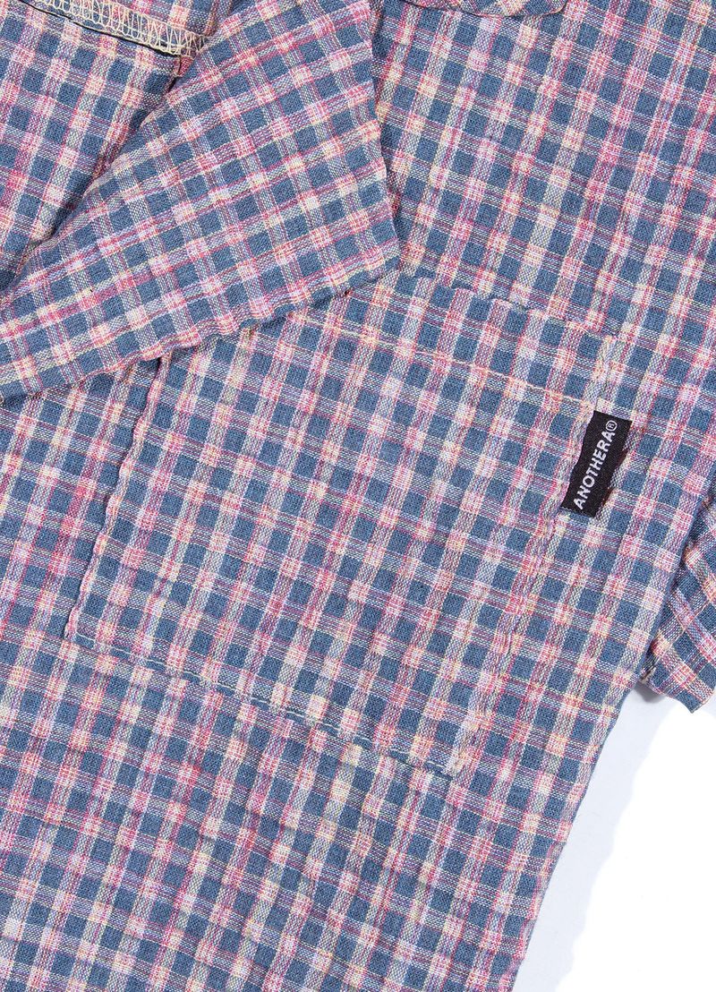 CHECK SHIRTS_Navy
