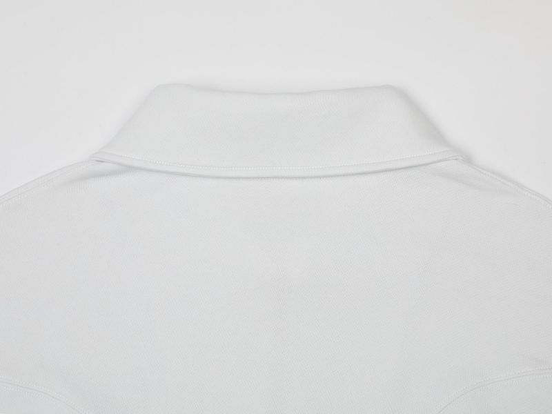 ROUND TWO WAY COLLAR ZIP (WHITE)