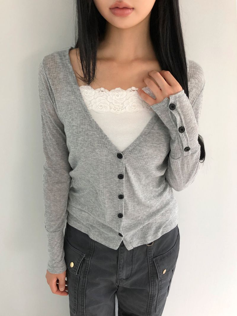 Bairin Button Cardigan
