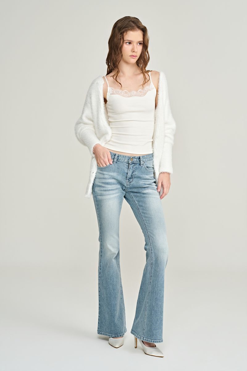 Stella bootcut jeans, Cloud Blue