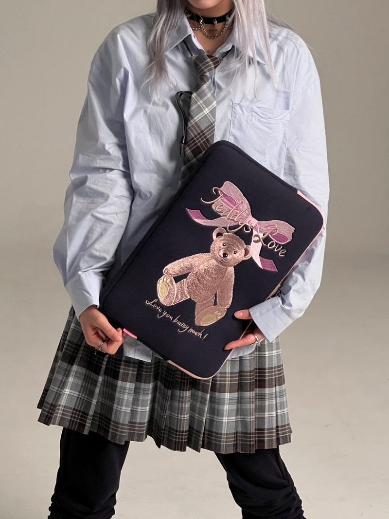 Teddys IPAD/LAPTOP Pouch 13 inch (NAVY)