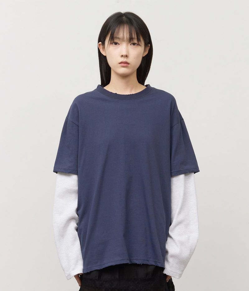 HIFIFNK(ハイファイファンク)の「Bebe Waffled Layered Longsleeve(Tops)」