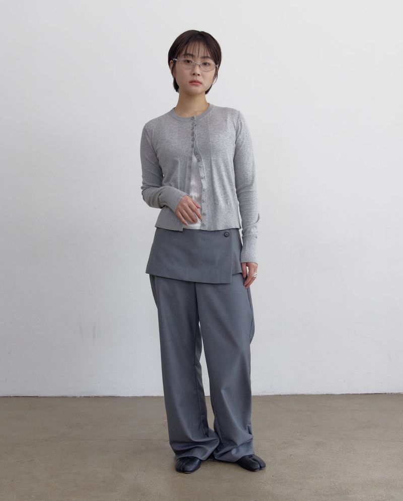 Layered Skirt Pants
