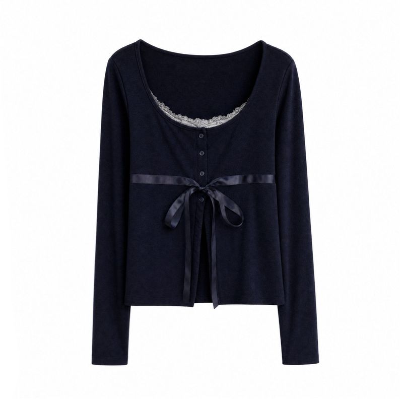 Melina Ribbon Layered Cardigan