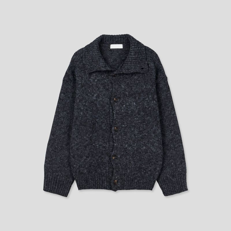 Eden high neck knit cardigan