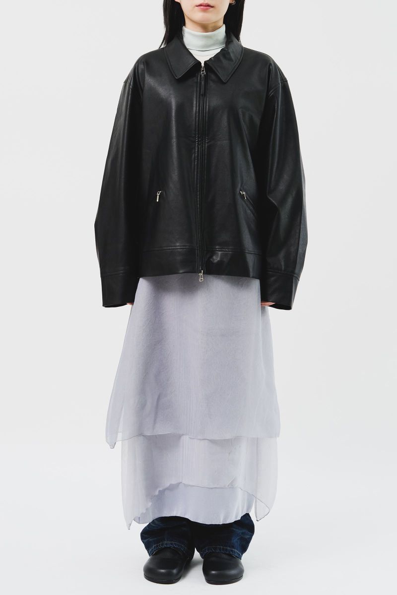 Storm Leather Zip Jacket