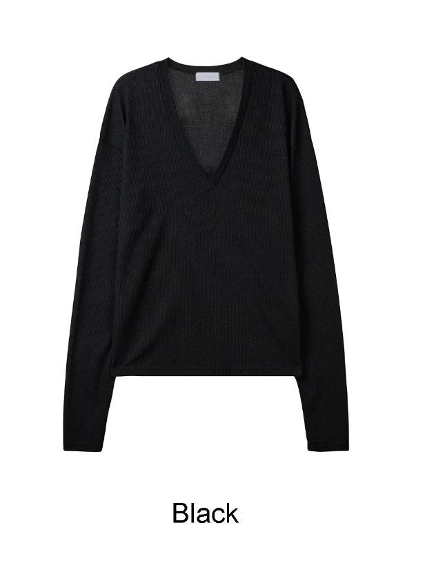 Toru Summer Deep V-Neck T-Shirt