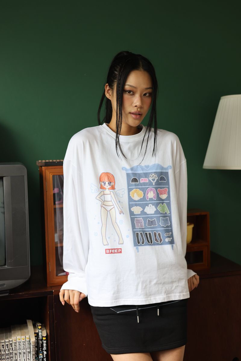 プレイドールTシャツ_ホワイト