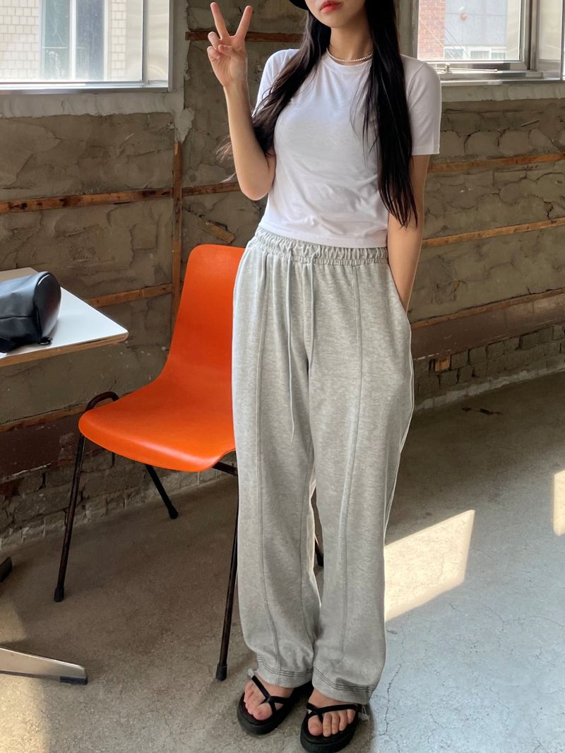 Tight slim half T