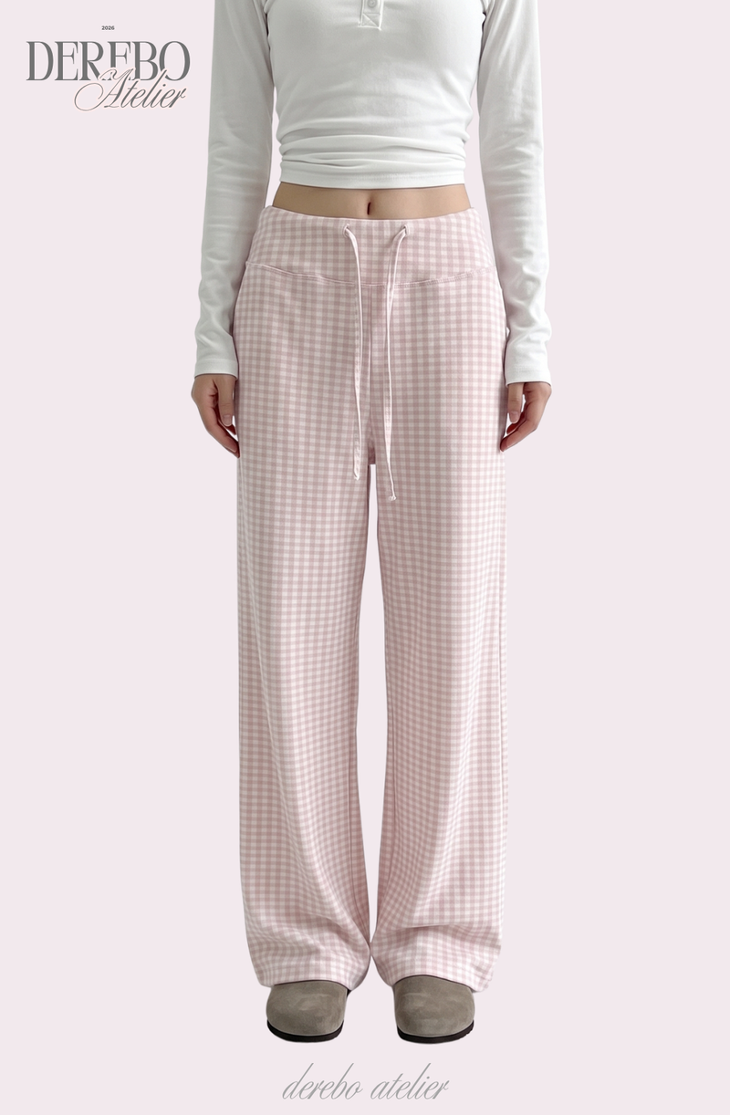 mood check cotton banding casual pants (REGULAR TYPE)