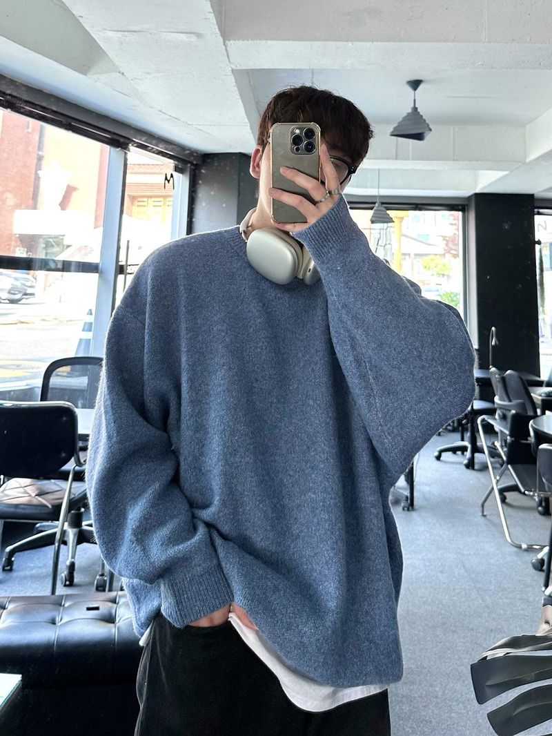 never soft round overfit knit