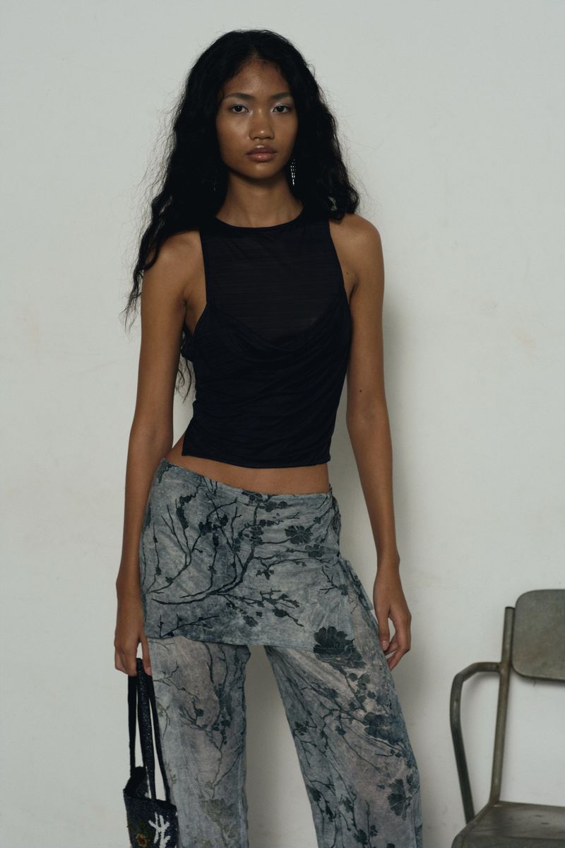 Backless Draping Top