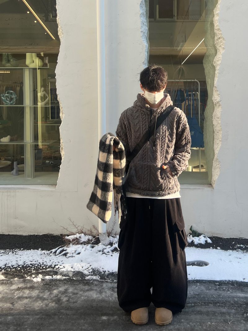 Fleece Cable Knit Hoodie (3 Colors)