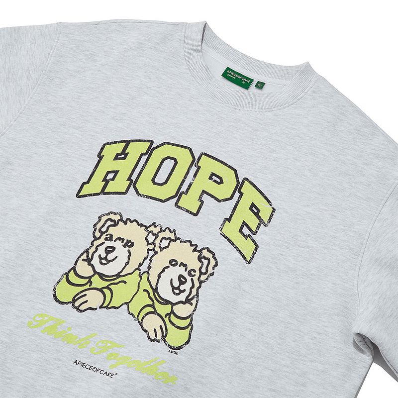 HTT Crack Crewneck _Light Gray