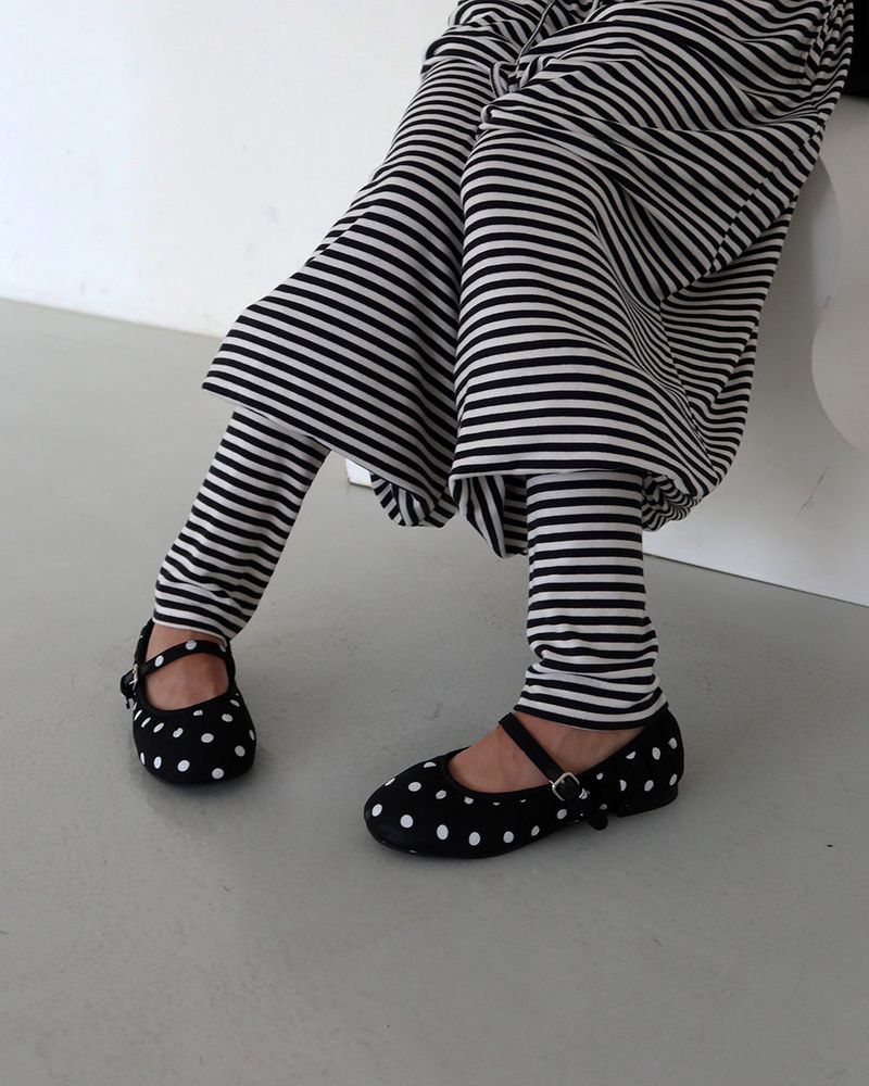 Stripe warmer harem jogger pants