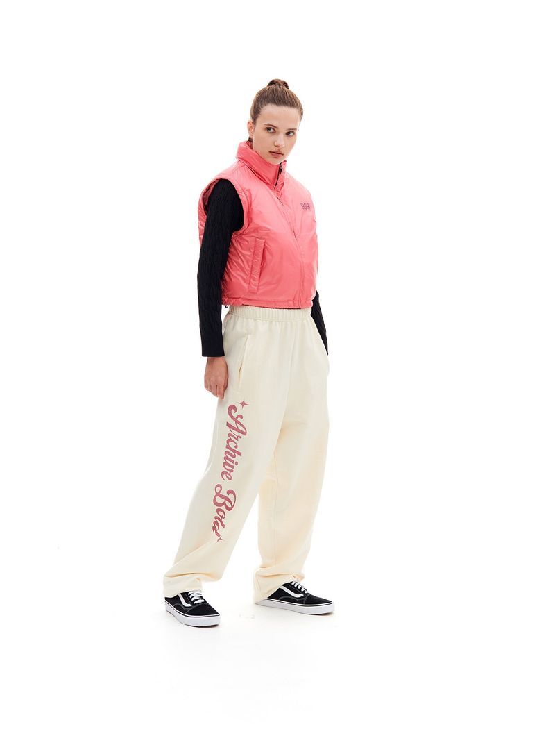 AB GLITCH SWEAT PANTS (IVORY)