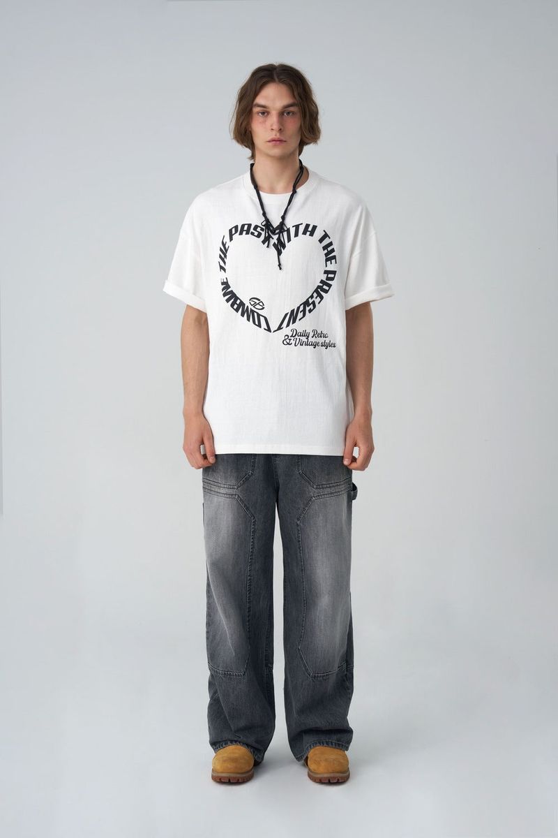 Grey Carpenter Denim Pants