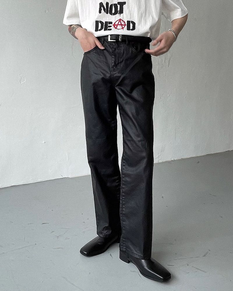 COZINESS（コジネス）の「TR2407 Wide Coated Jeans（Pants）」