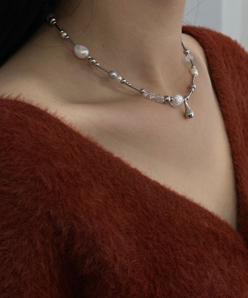 coral bell necklace