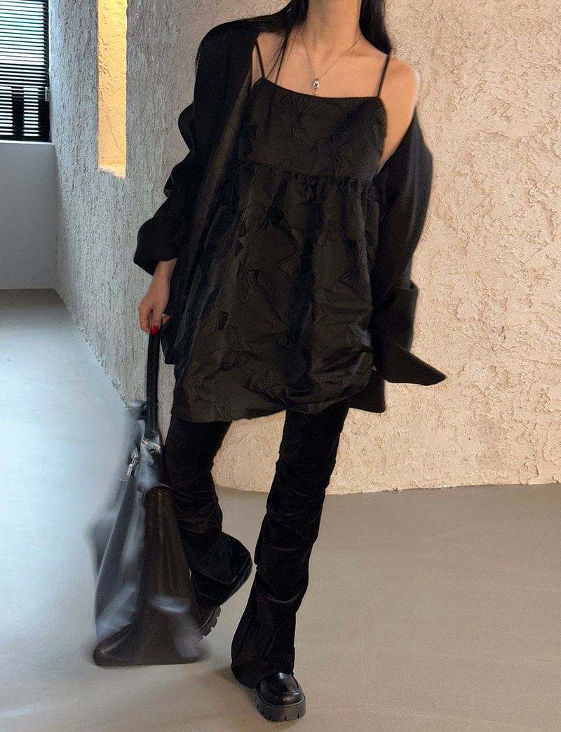 Boxy Oversized Fit Quilted Wool Jacket