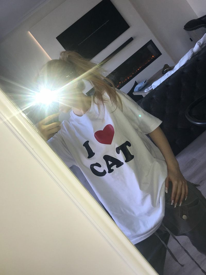 i love cat tee