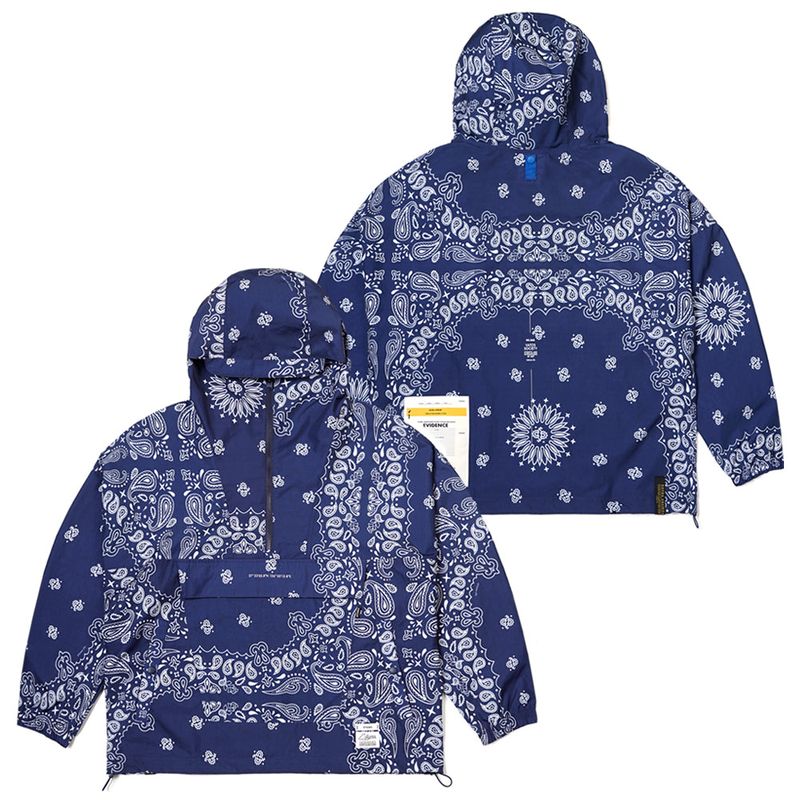23 PAISLEY ANORAK ORANGE