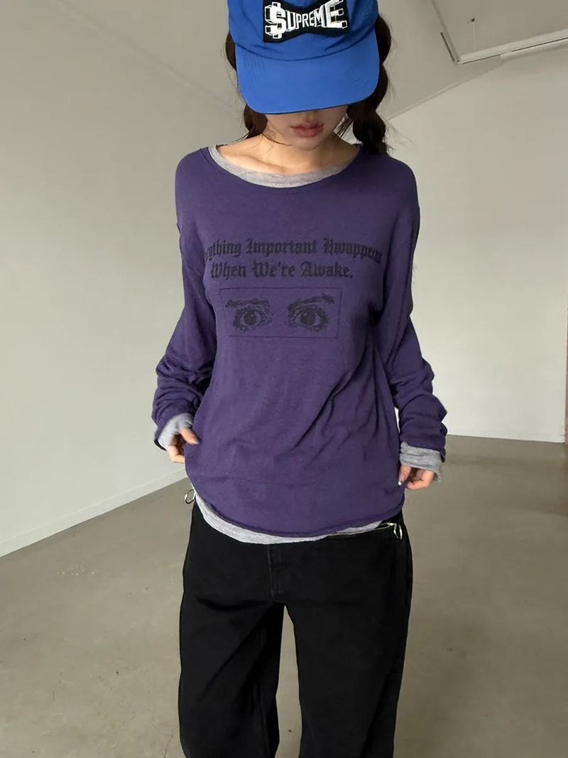 eyes printing cutting T