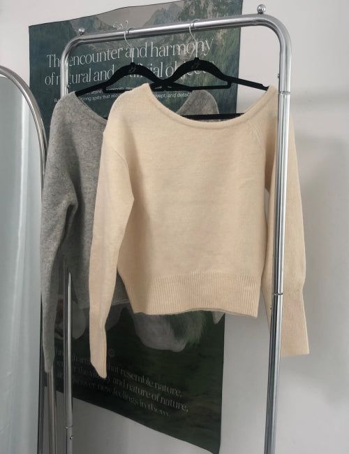 Soft off knit (4color)